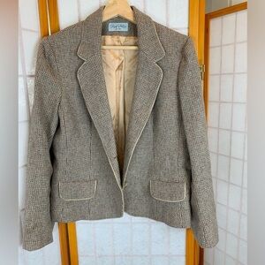 Paul Adler New York - Vintage 100% Wool Tweed Blazer - See Measurements